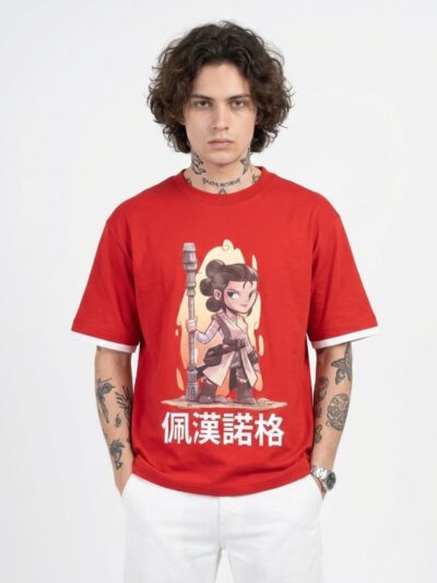 Flame Monk Oversized T-Shirt | Silicon-Washed Loop Net Premium DTF | Streetwear Edition | Pehanoge